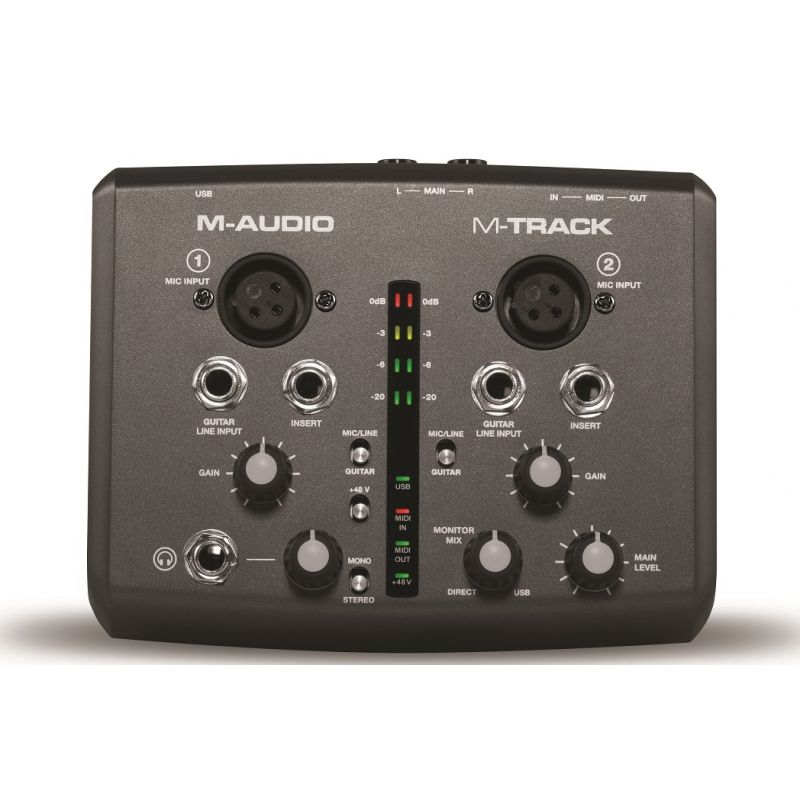 Звуковая карта M-Audio MTrack Plus • лучшая цена • купить в музыкальном ...